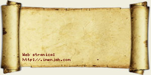 Jovana Peruničić vizit kartica